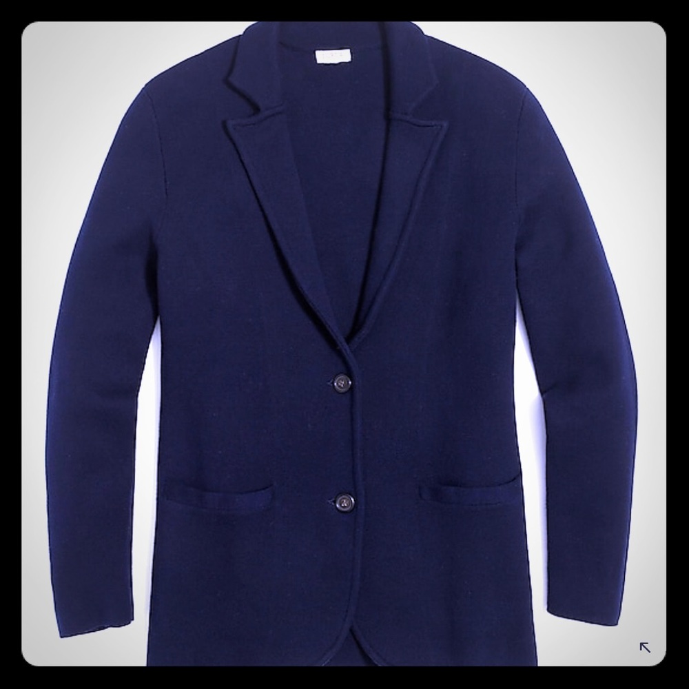 J Crew Sweater Blazer